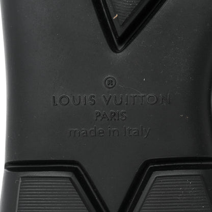 Louis Vuitton Calfskin Damier Fastlane Low Sneakers 13 Black 8 of 9