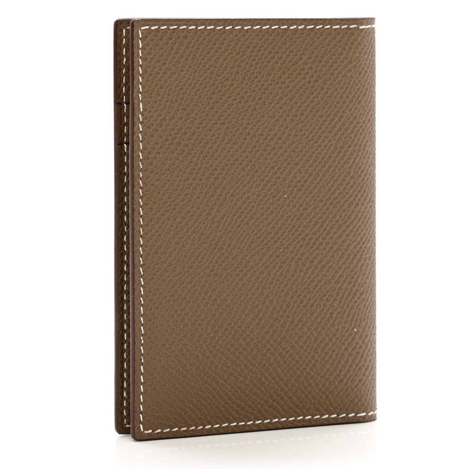 Hermes Epsom MC2 Euclide Card Holder Case Etoupe 3 of 6