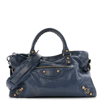 Balenciaga Agneau Giant 12 Gold Hardware City Bleu Persan 1 of 12