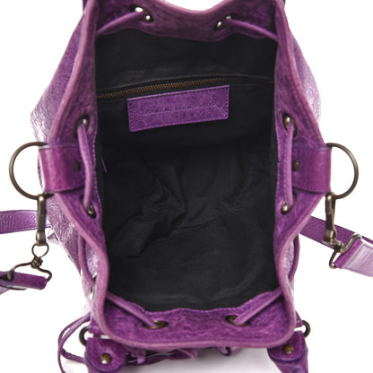Balenciaga Agneau Classic Hardware Mini Pompon Ultraviolet 5 of 8