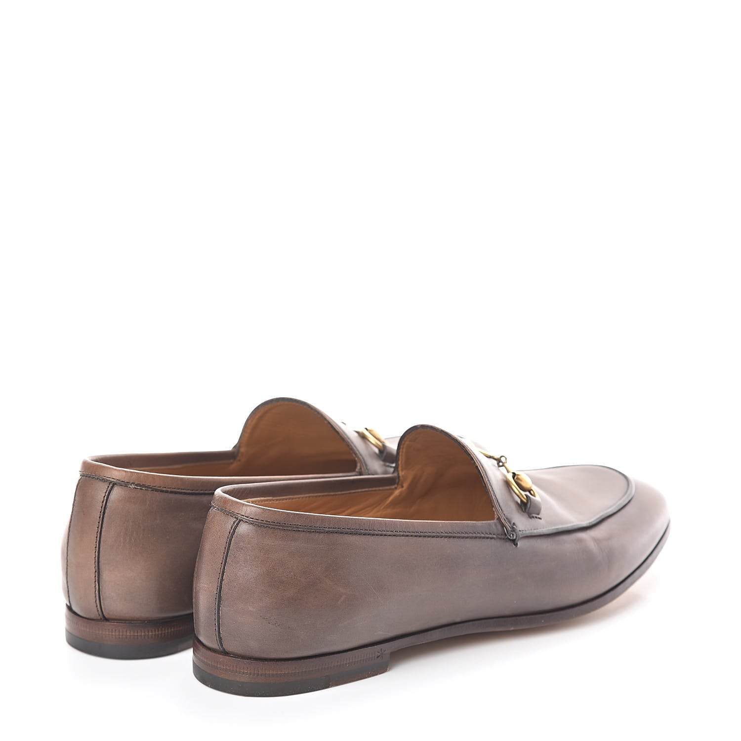 Gucci Calfskin Womens Jordaan Loafers 36 Fondente Brown 4 of 7