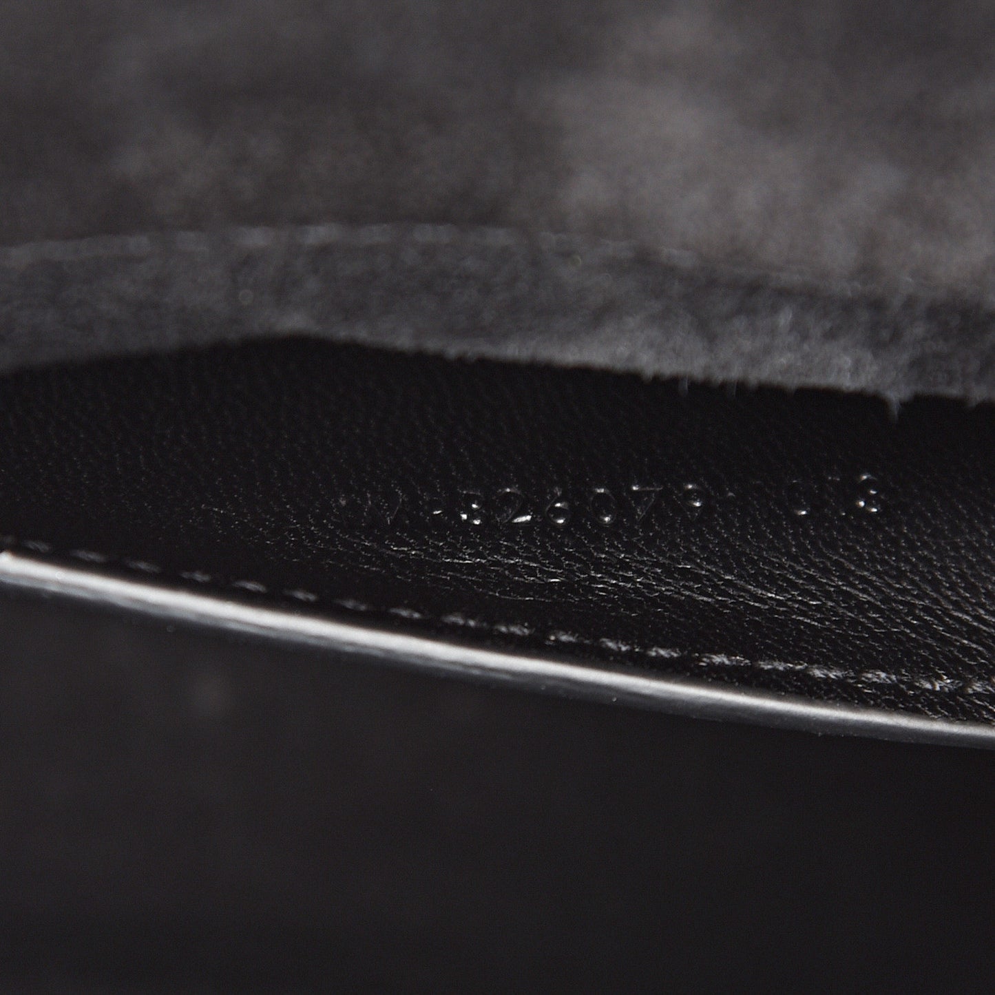 Grain De Poudre Monogram Cassandre Clutch Black