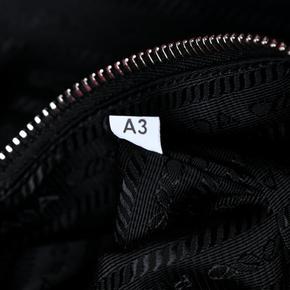 Prada Terry Cloth Tote Bag Petalo Black 8 of 9