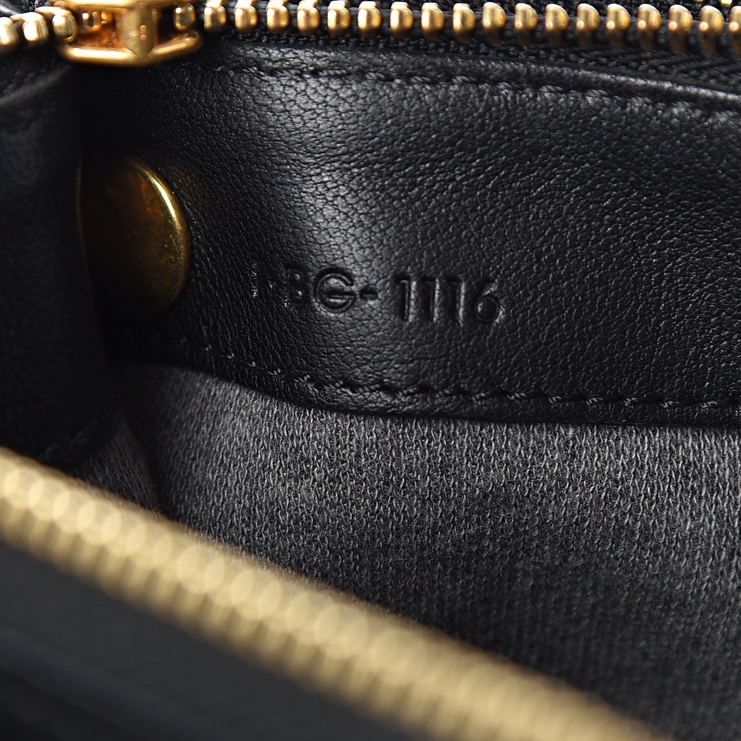 Celine Lambskin Small Trio Crossbody Bag Black 9 of 14