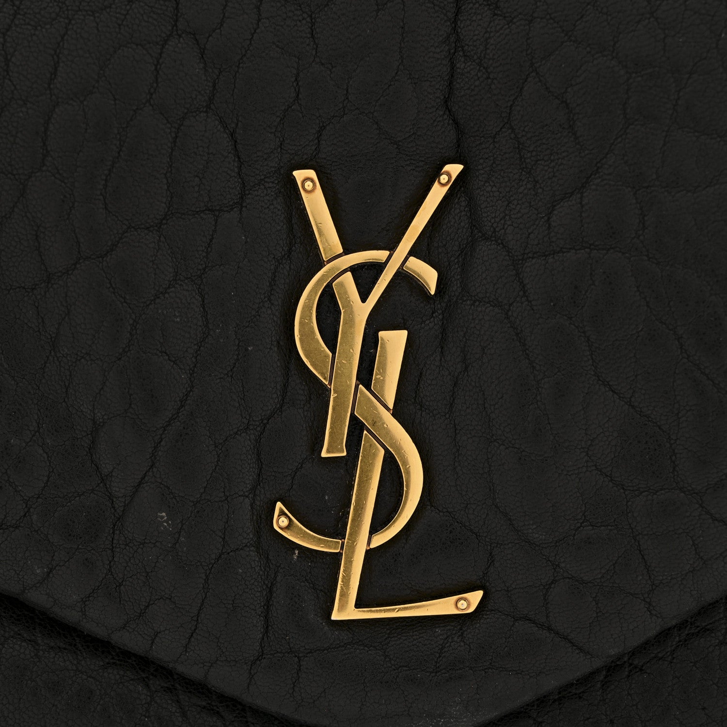 Saint Laurent Grained Lambskin Medium Calypso Black 11 of 13