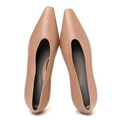 Bottega Veneta Nappa Almond Pumps 36.5 Cipria 2 of 10
