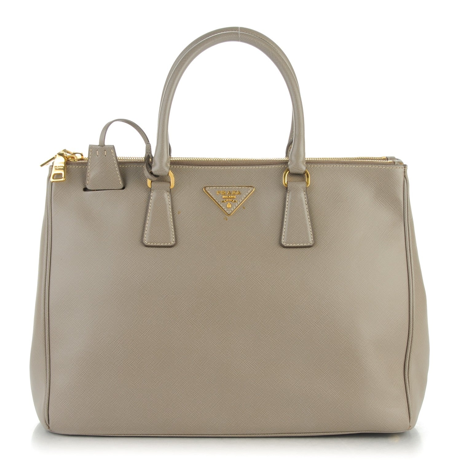 Prada Saffiano Medium Galleria Double Zip Tote Argilla 1 of 9