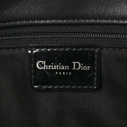 Christian Dior Lambskin Cannage Flap Shoulder Bag Black 7 of 12
