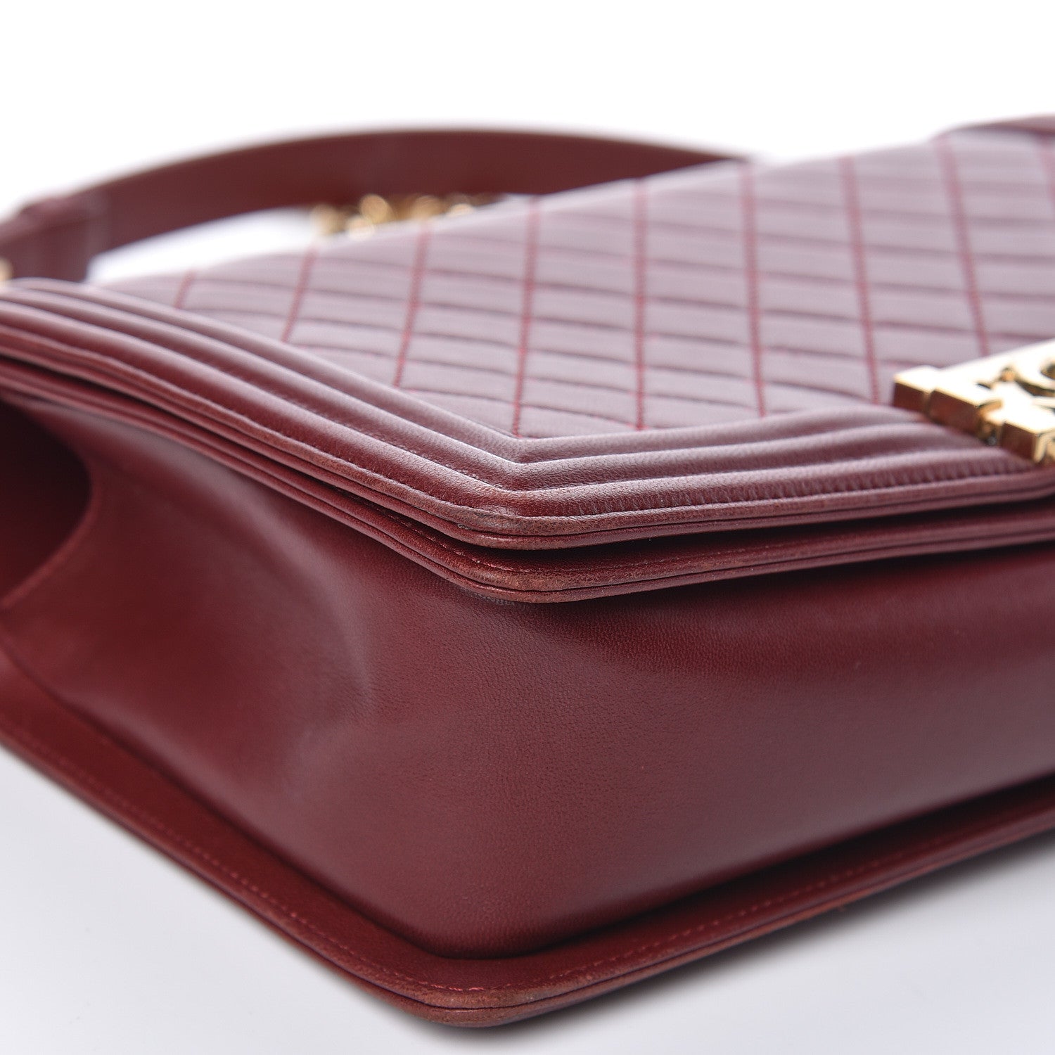 Chanel Lambskin Quilted New Medium Boy Flap Red 8 of 20