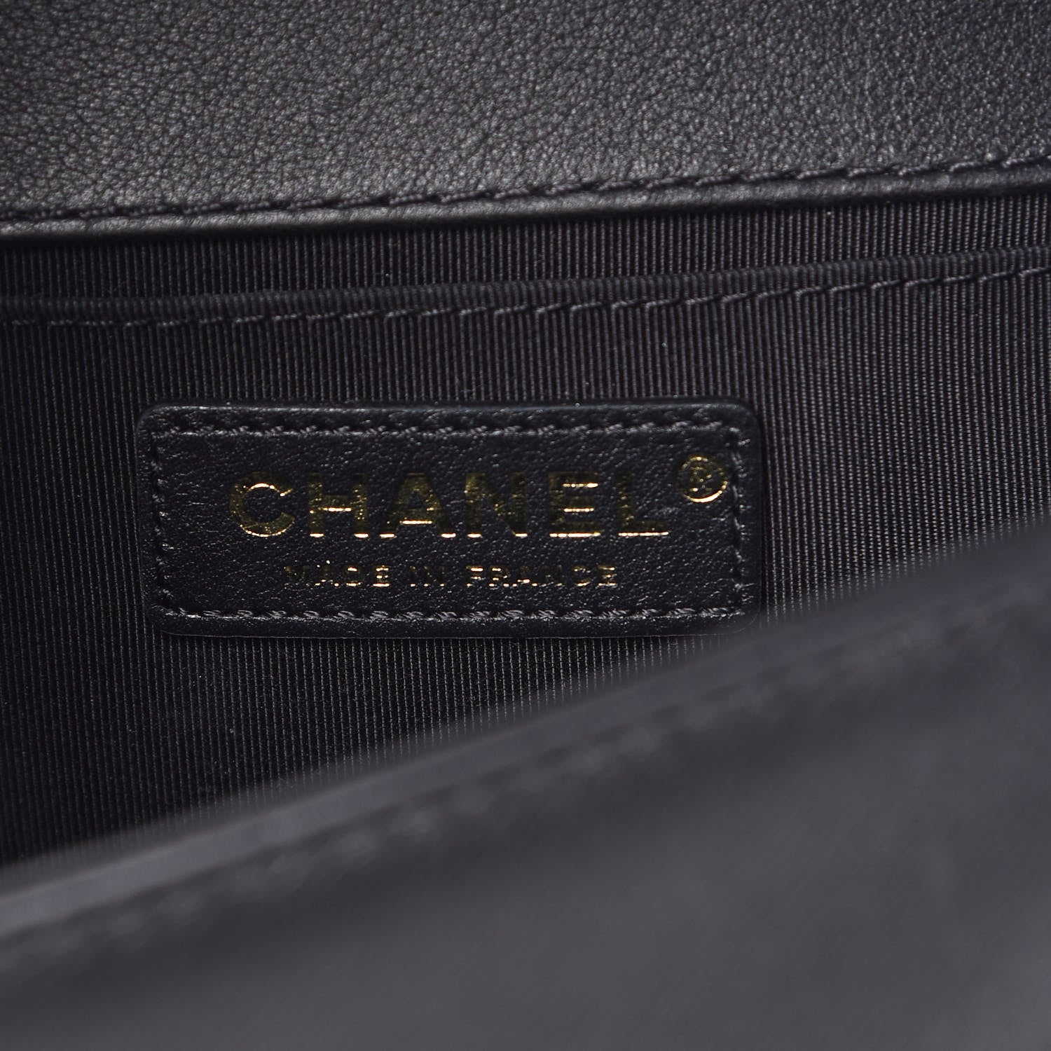 Chanel Calfskin Quilted Medium Boy Top Handle Flap Black 6 of 11