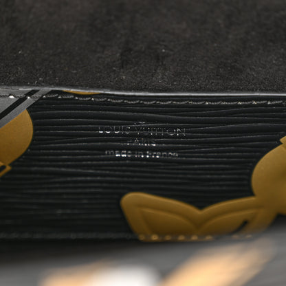 Louis Vuitton Epi Chain Flower Twist Shoulder Bag MM Black 7 of 13