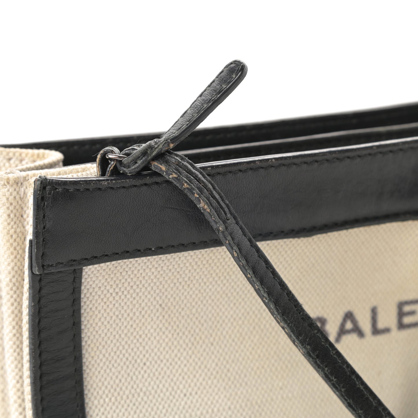 Cotton Canvas Pochette Crossbody Bag Black