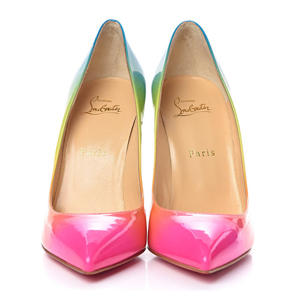 Christian Louboutin Patent Sunrise Pigalle Follies 100 Pumps 39 Multicolor 2 of 9