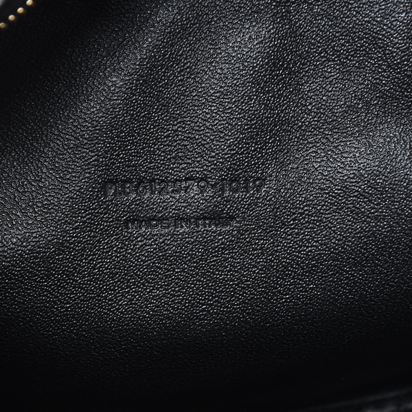 Grain De Poudre Matelasse Monogram Mini Lou Camera Bag Black
