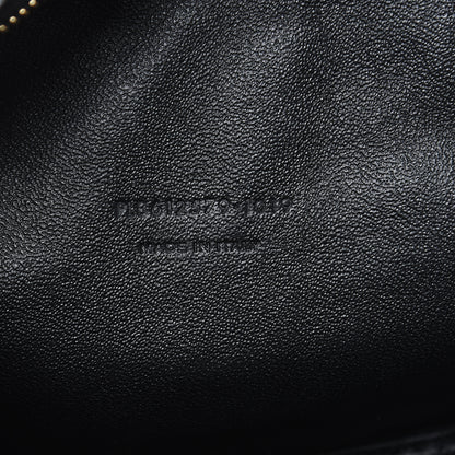 Saint Laurent Grain De Poudre Matelasse Monogram Mini Lou Camera Bag Black 6 of 9