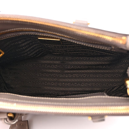 Prada Saffiano Small Galleria Double Zip Tote Argilla 5 of 29