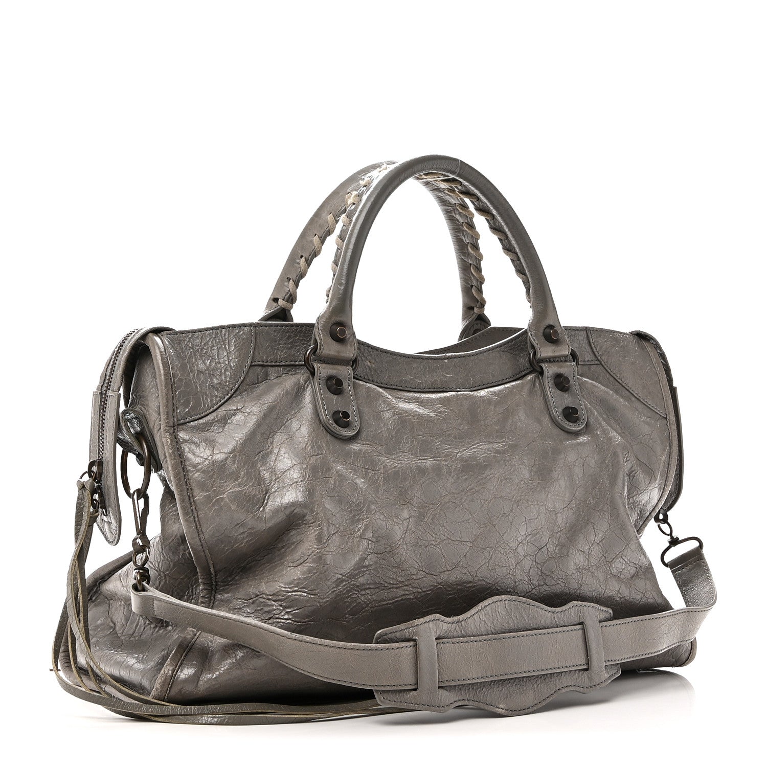 Balenciaga Agneau Classic Hardware City Gris Pyrite 4 of 11