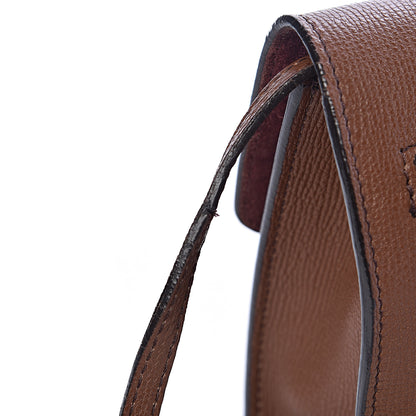 Burberry Derby Calfskin House Check Small Macken Crossbody Bag Tan 17 of 18