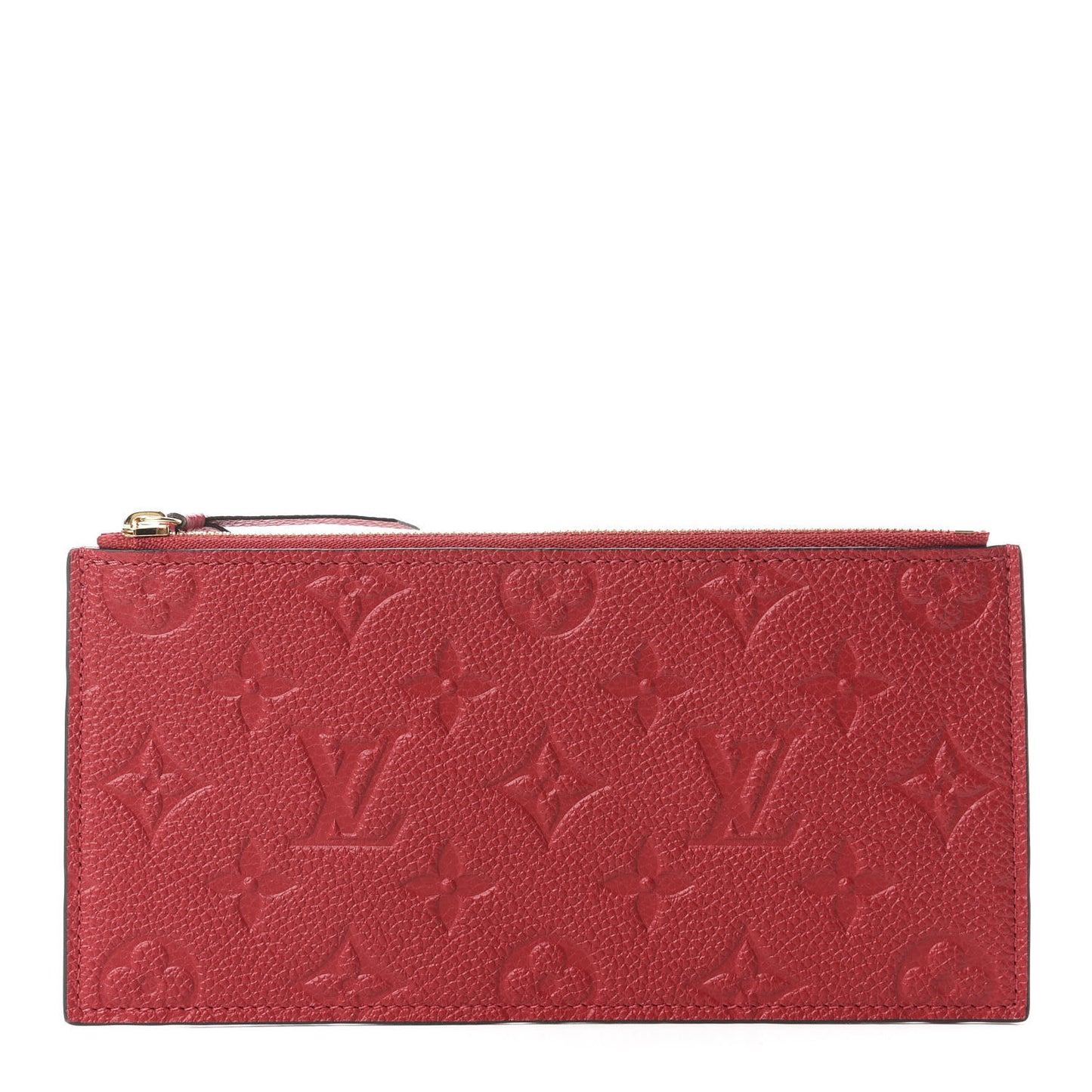 Empreinte Felicie Chain Wallet Zippered Insert Cherry