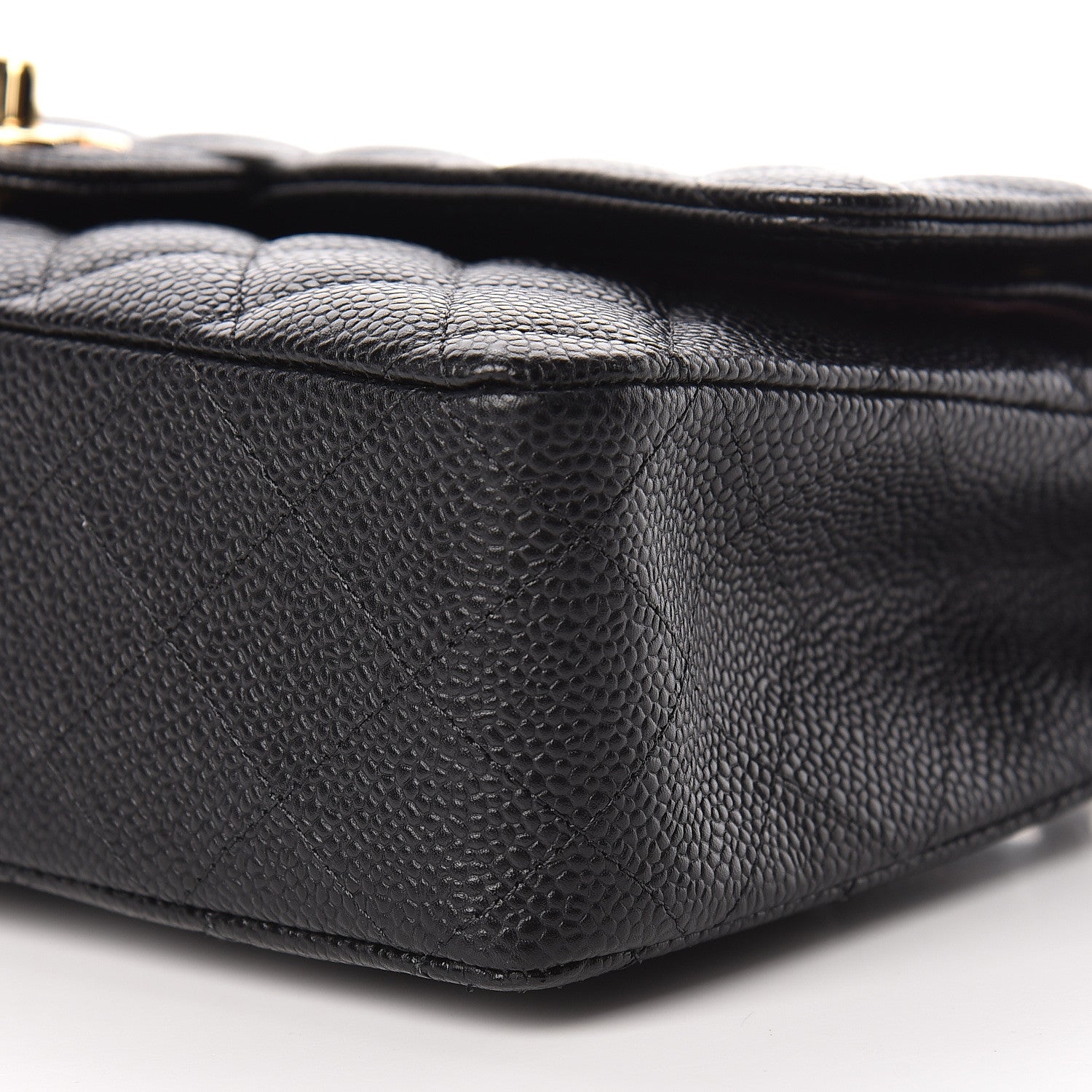 Chanel Caviar Quilted Medium Double Flap Black 10 of 11