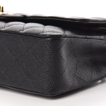 Chanel Caviar Quilted Medium Double Flap Black 10 of 11