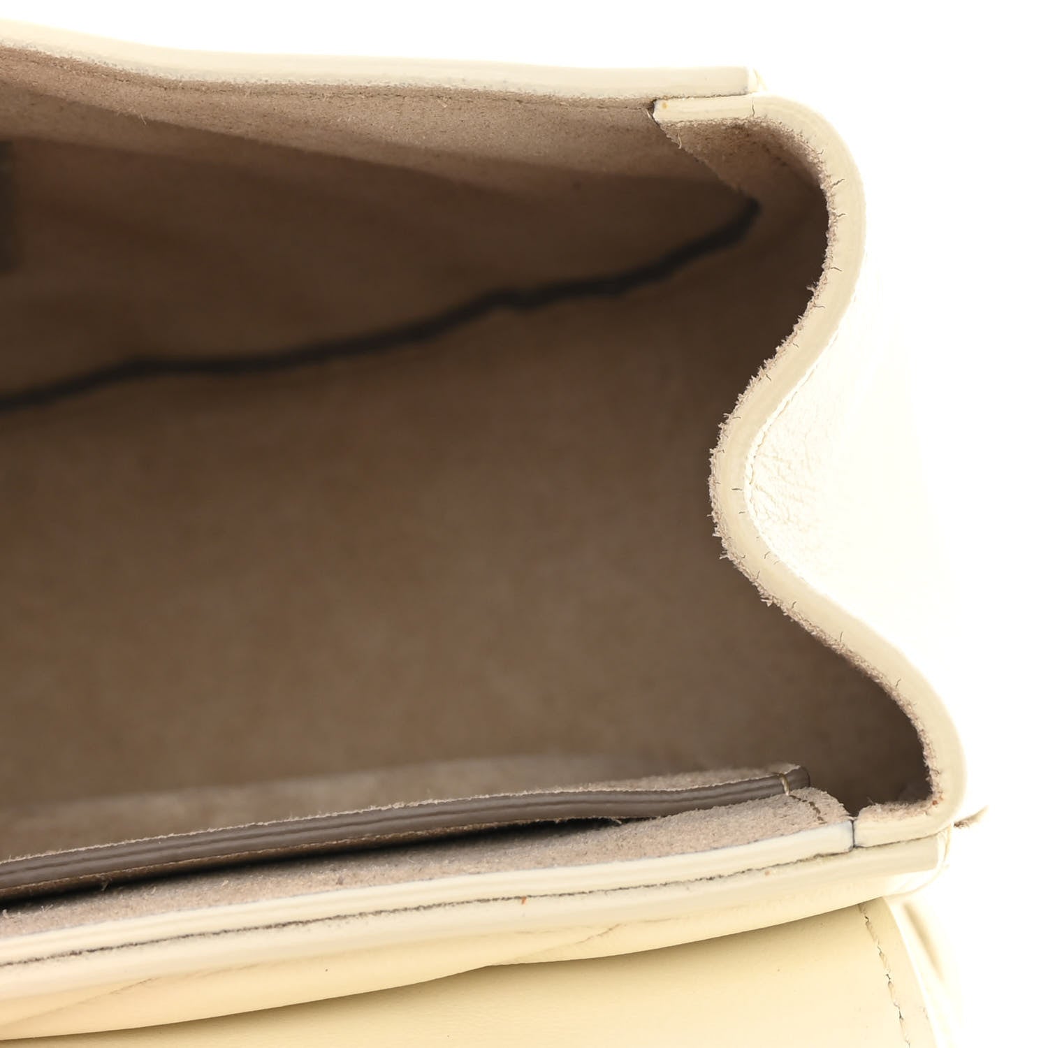 Chloe Calfskin Quilted Mini Drew Bijou Shoulder Bag Natural White 11 of 13