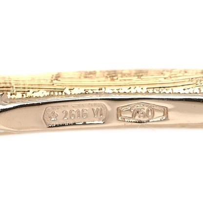Marco Bicego 18K Yellow White Gold Diamond Lucia Kissing Cuff Bracelet 3 of 3