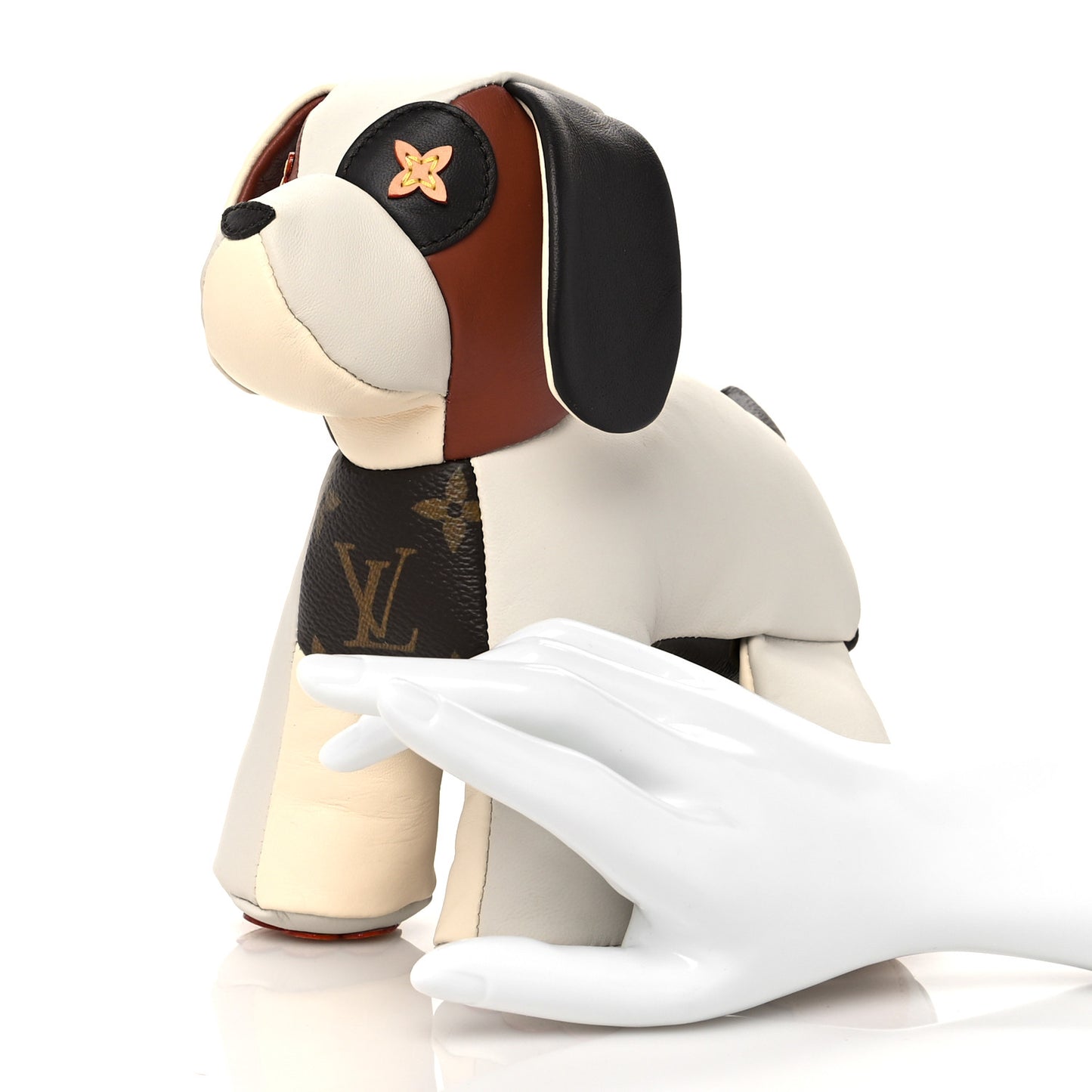 Calfskin Monogram Doudou Oscar Dog Beige