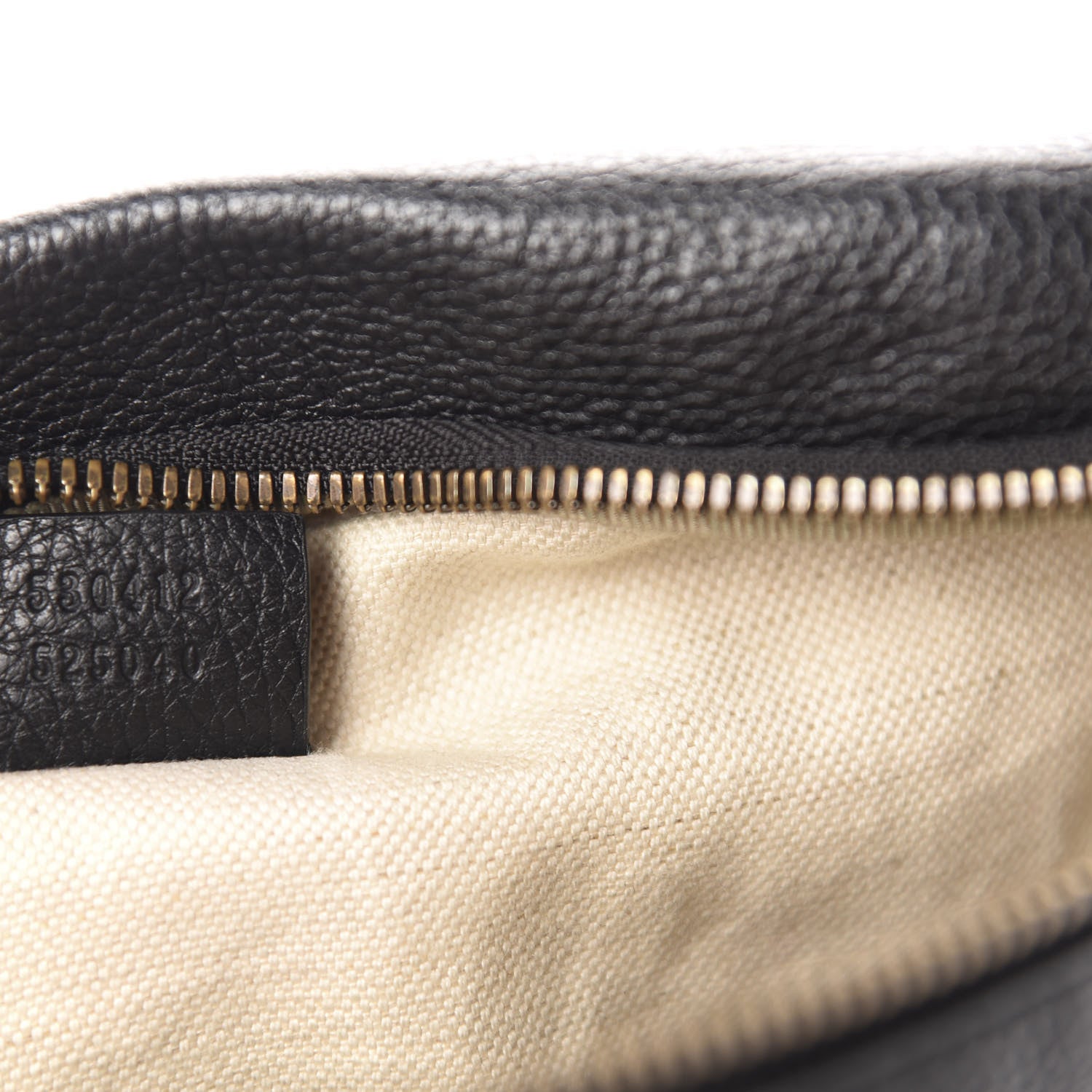 Gucci Grained Calfskin Logo Belt Bag Black 13 of 14