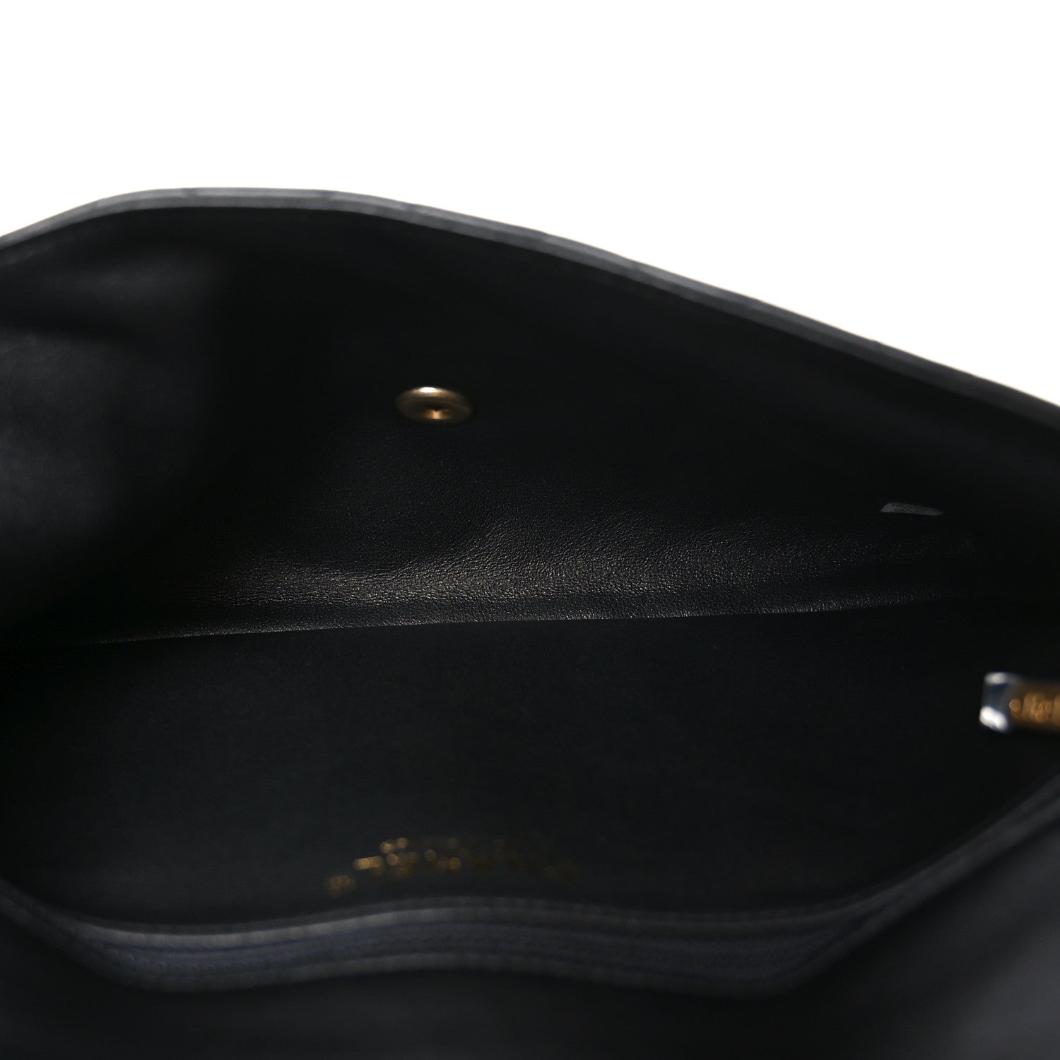 Chanel Lambskin Quilted Flap Clutch Black 5 of 10