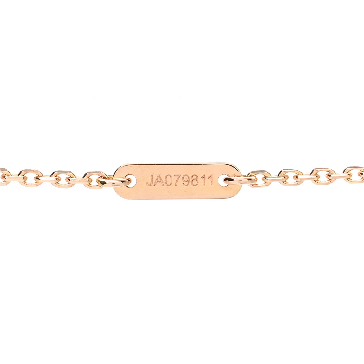 Van Cleef & Arpels 18K Rose Gold Carnelian Sweet Alhambra Pendant Necklace 4 of 5