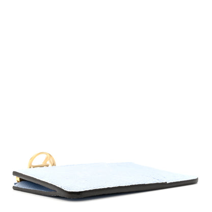 Louis Vuitton Empreinte Monogram Zipped Romy Card Holder Bleu Nuage 4 of 7