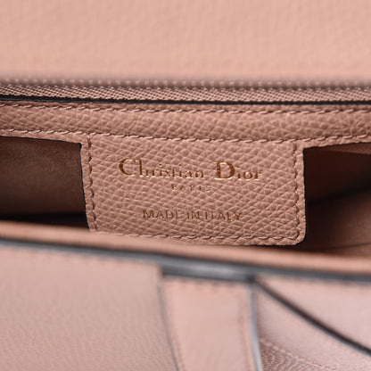 Christian Dior Grained Calfskin Saddle Bag Pink 6 of 10