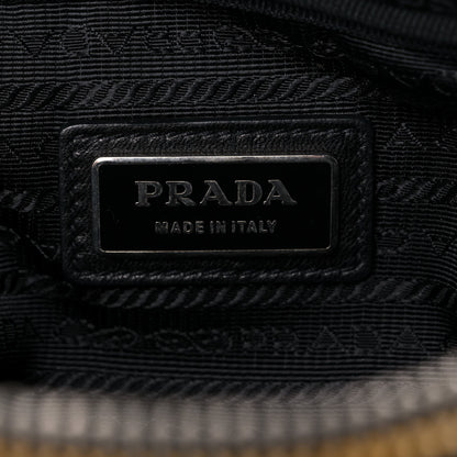 Prada Nappa Zippers Bow Clutch Black Geranio 6 of 14