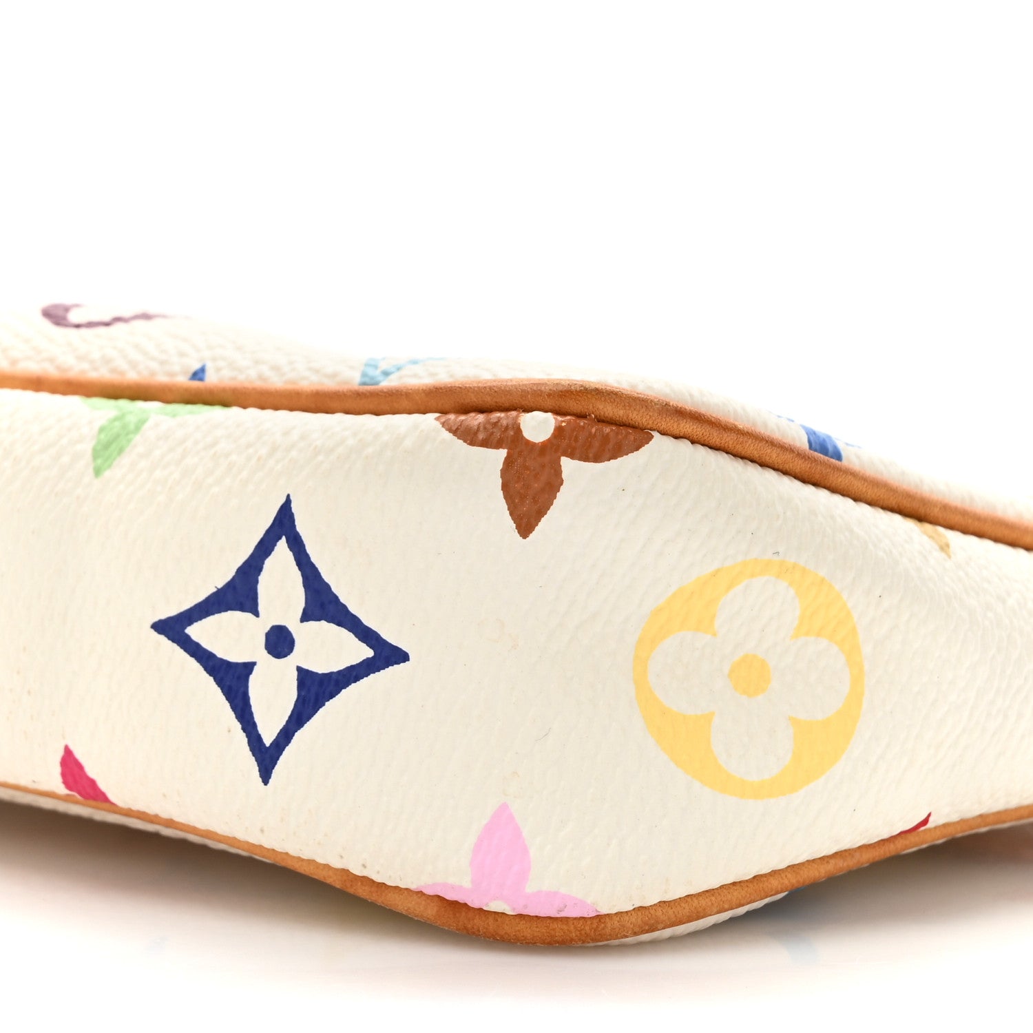 Louis Vuitton Monogram Multicolor Pochette Accessories White 8 of 15