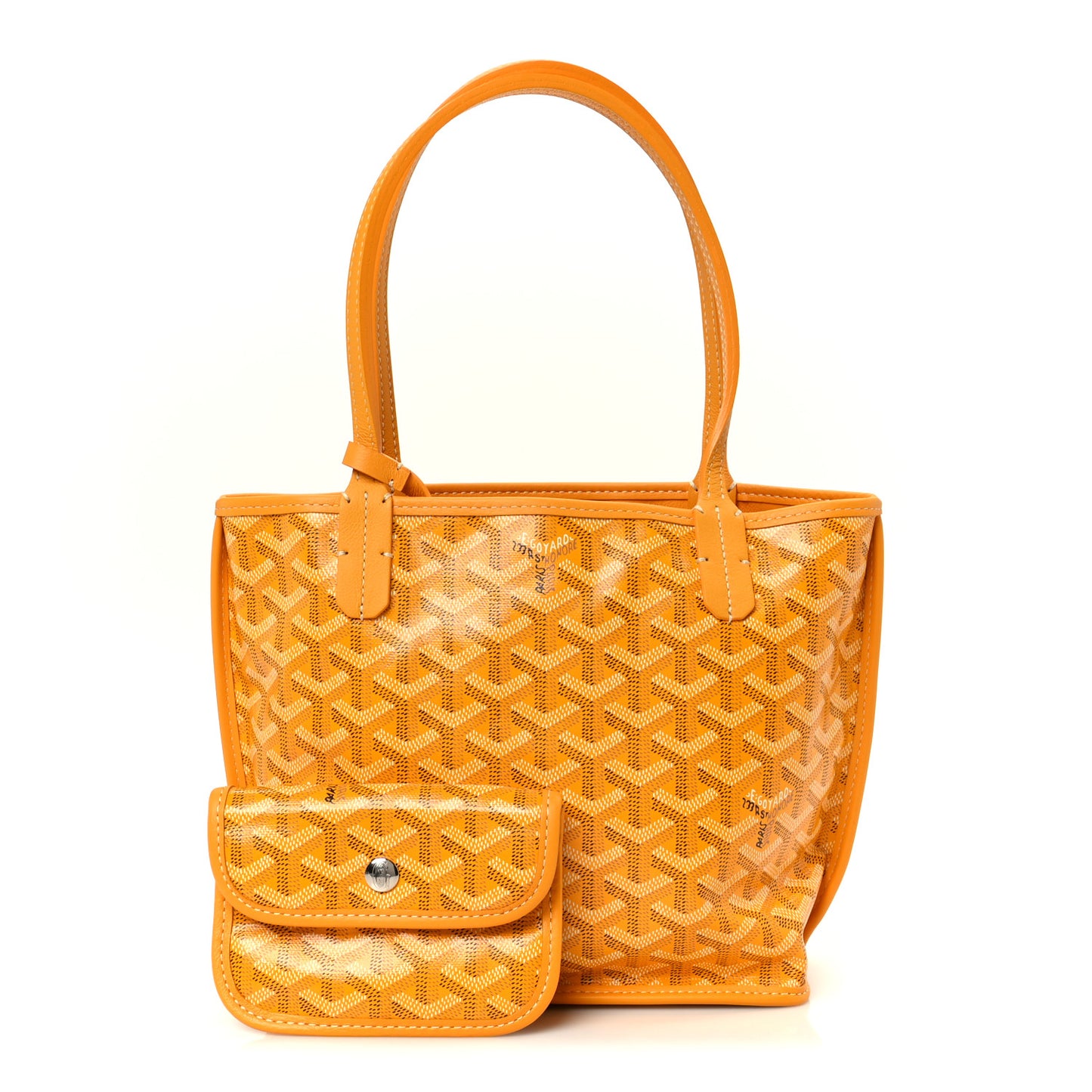 Goyardine Reversible Mini Anjou Yellow