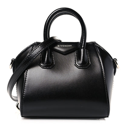 Givenchy Shiny Lord Calfskin Micro Antigona Black 1 of 9