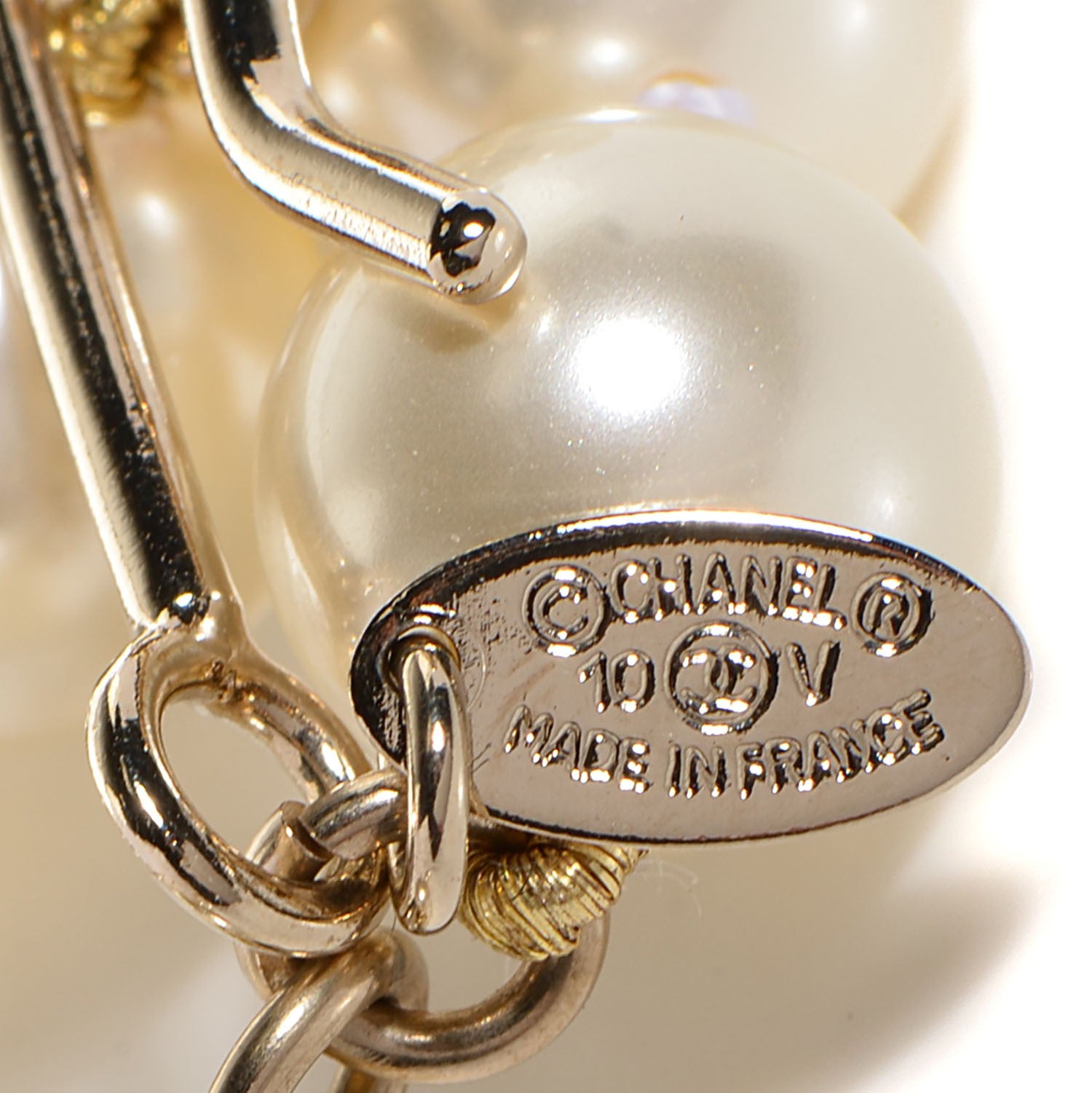 Chanel Pearl CC Double Standard Belt Gold 4 of 5