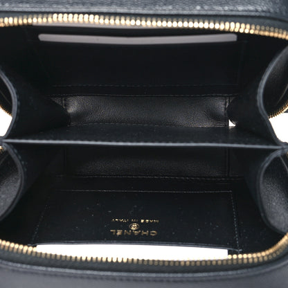 Chanel Caviar Quilted CC Filigree Vanity Clutch With Chain Black 5 of 10
