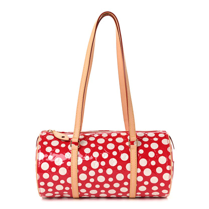 Louis Vuitton Vernis Kusama Infinity Dots Papillon 30 Red 1 of 10