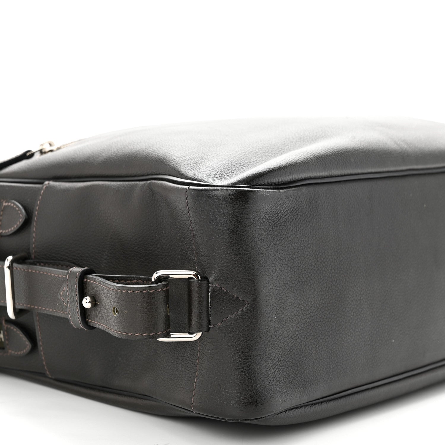 Hermes Evergrain Hebdo Reporter Document Holder Black 9 of 11