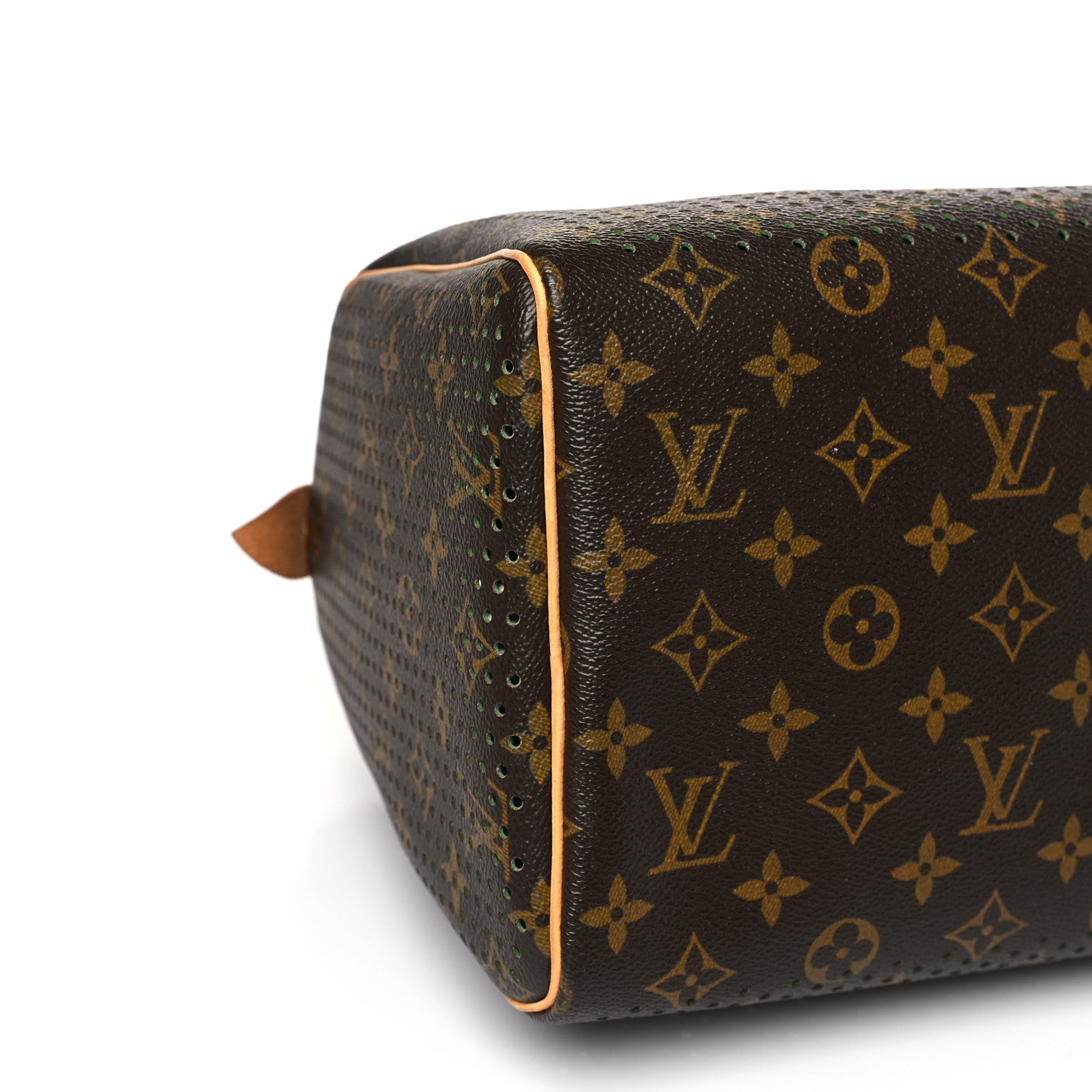 バッグ LOUIS VUITTON Monogram Perforated Speedy Louis Vuitton Limited Edition Green Perforated Speedy 30 Bag