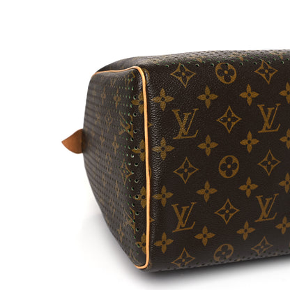 Louis Vuitton Monogram Perforated Speedy 30 Green 7 of 8