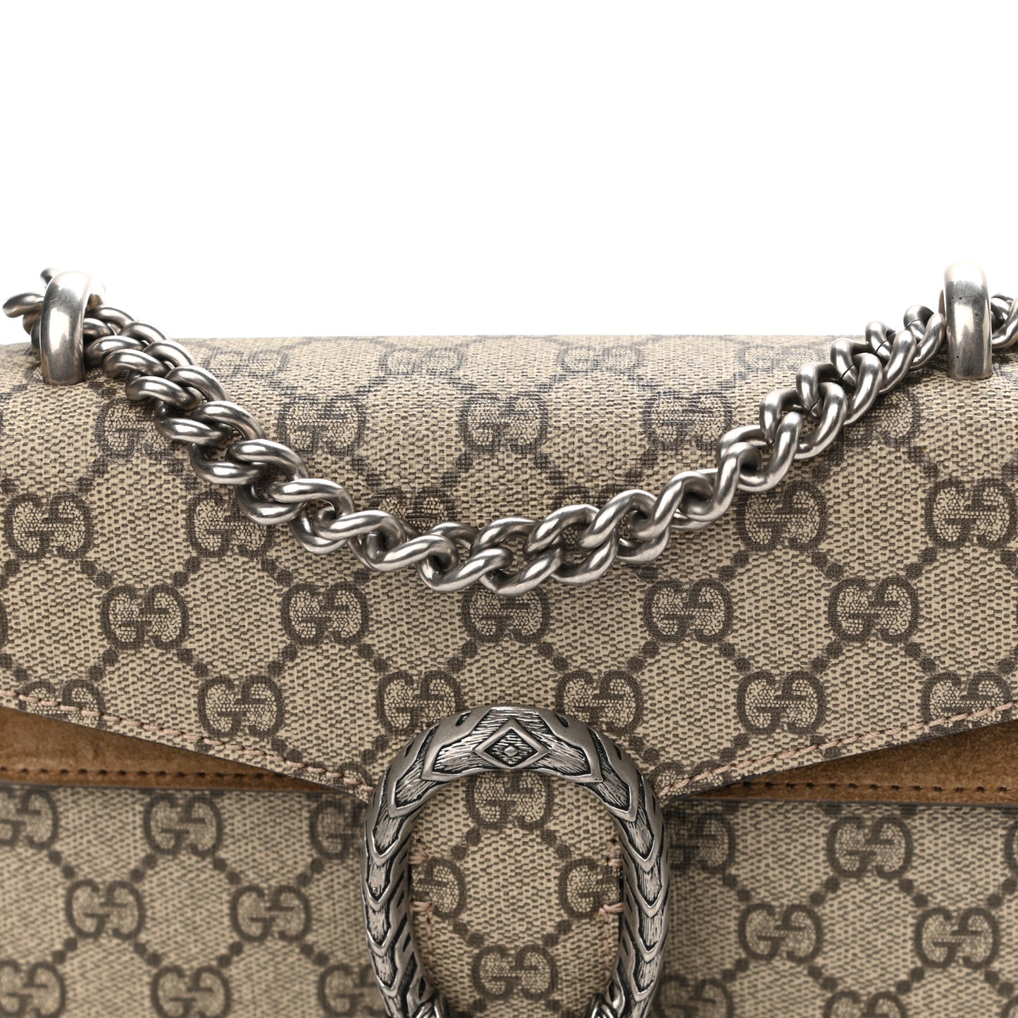 GG Supreme Monogram Mini Dionysus Shoulder Bag Taupe