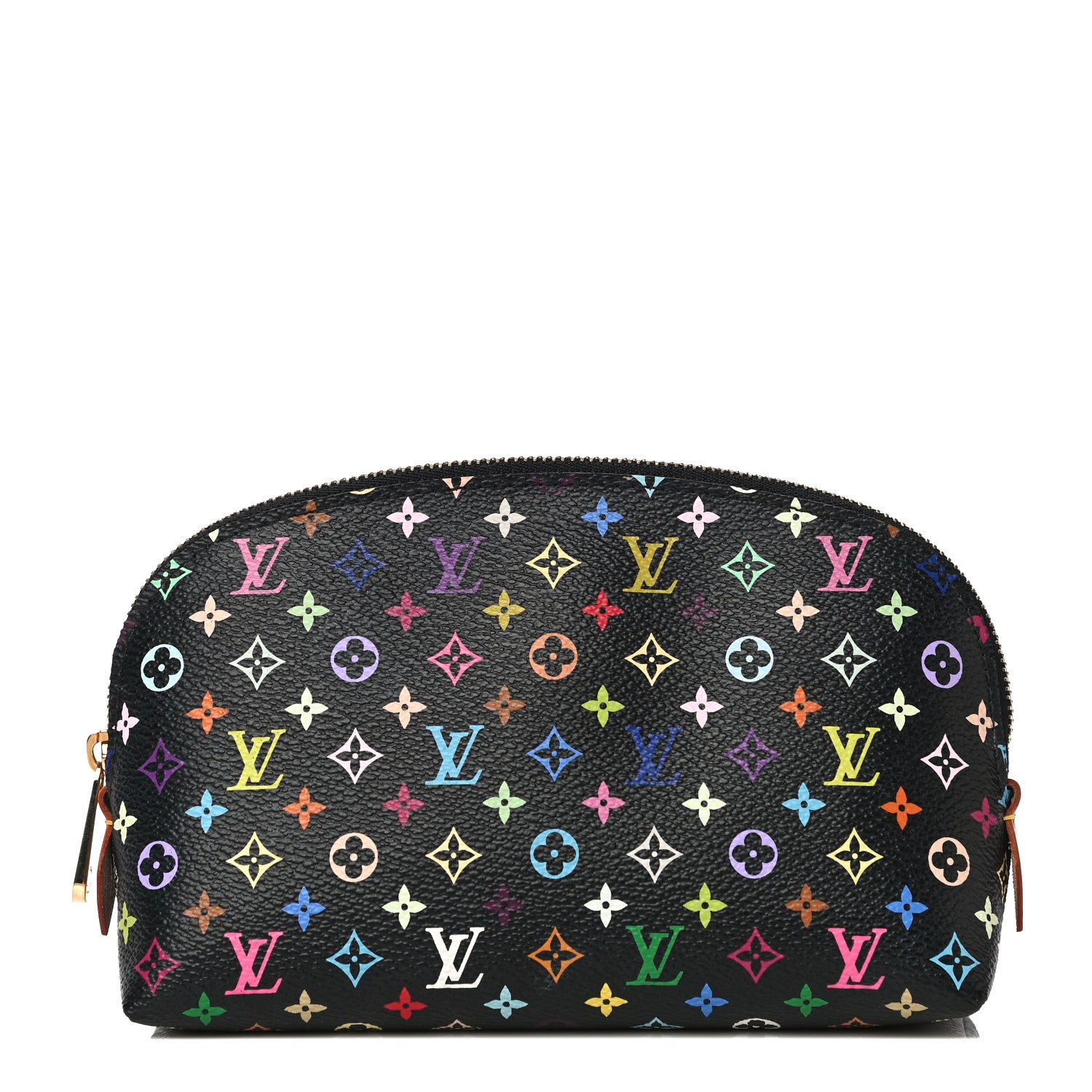 Louis Vuitton Monogram Multicolor Cosmetic Pouch Black Grenade 1 of 9