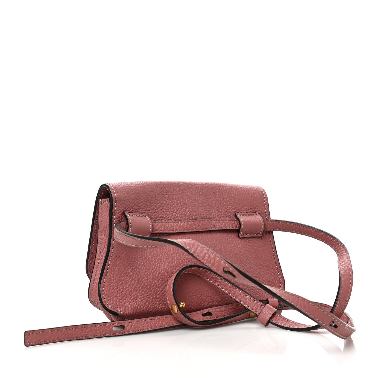 Calfskin Marcie Convertible Belt Bag Rusty Pink