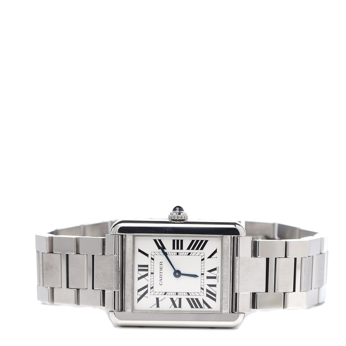 Stainless Steel 24mm Tank Solo Quartz Watch