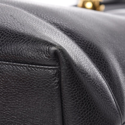 Chanel Caviar CC Shoulder Bag Black 14 of 15