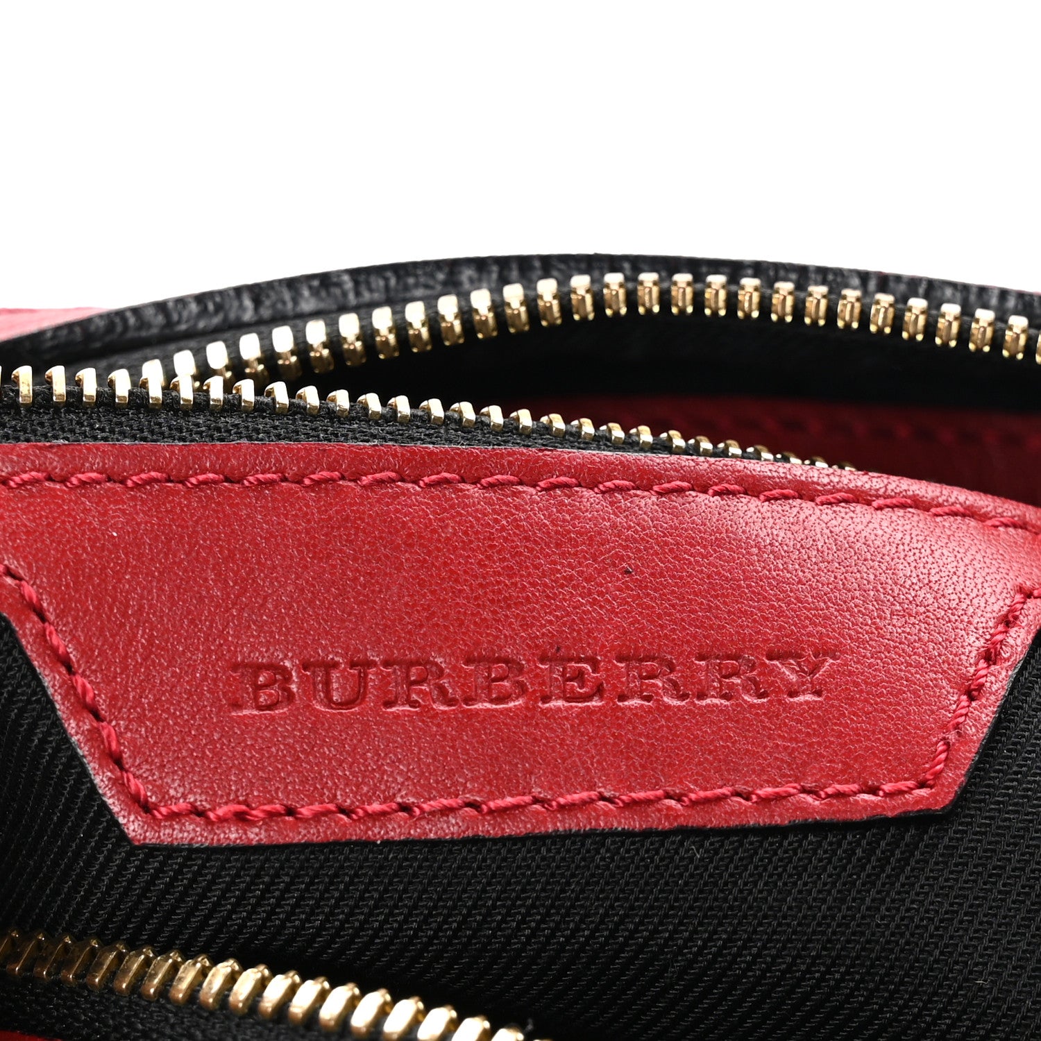 Burberry Horseferry Check Small Alchester Bowling Bag Red 6 of 12
