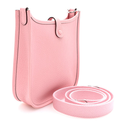 Hermes Taurillon Clemence Evelyne TPM Rose Sakura 2 of 10